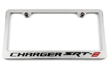 Dodge Charger SRT8 Chrome License Plate Frame