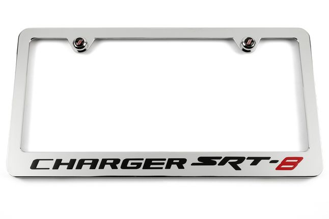 Dodge Charger SRT8 Chrome License Plate Frame
