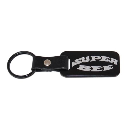 Dodge Charger Super Bee Satin Black Keychain / Fob