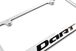 Dodge Dart Engraved License Plate Frame - Custom Colors