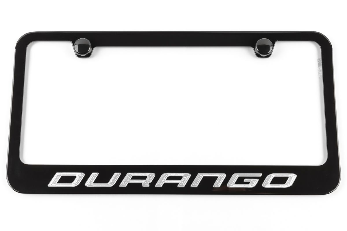 Dodge Durango Engraved License Plate Frame