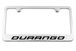 Dodge Durango Engraved License Plate Frame - Custom Colors