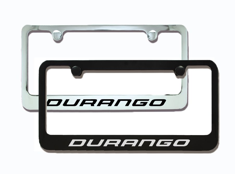 Dodge Durango Engraved License Plate Frame