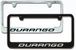 Dodge Durango Engraved License Plate Frame - Custom Colors