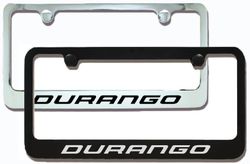 Dodge Durango Engraved License Plate Frame - Custom Colors