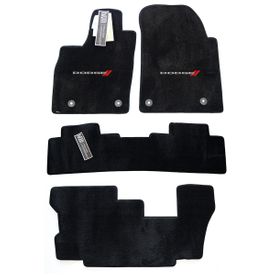 Dodge Durango Racing Logo and SXT Floor Mats Set - Premium Upgrade
