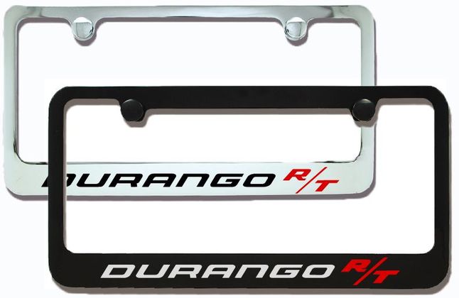 Dodge Durango R/T Engraved License Plate Frame