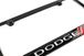 Dodge Engraved License Plate Frame