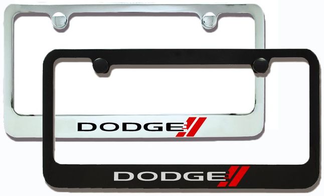 Dodge Engraved License Plate Frame