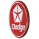 Dodge Pentastar Red Embossed Tin Decorative Sign - Toolbox Refrigerator Magnet