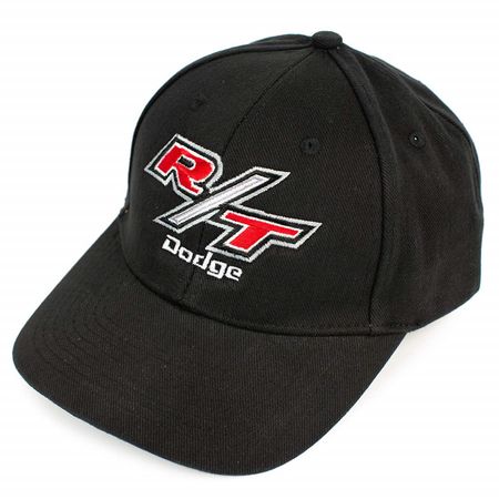 Dodge R/T Black Brush Twill Hat