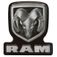 Dodge Ram Head Embossed Tin Decorative Sign - Toolbox Refrigerator Magnet