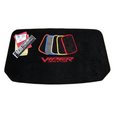 Dodge Viper SRT Embroidered Trunk Mat - Premium Upgrade