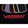 Dodge Viper SRT Embroidered Floor Mats Set - Premium Upgrade