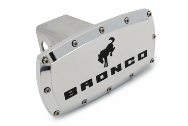 Ford Bronco Billet Engraved Receiver Hitch Cover - Custom Colors