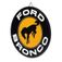 Ford Bronco Black and Yellow Tin Garage Decorative Sign -12 Inch