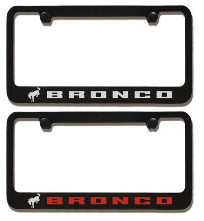 Ford Bronco Engraved License Plate Frame - Custom Colors