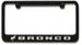 Ford Bronco Engraved License Plate Frame - Custom Colors