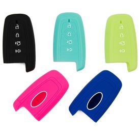 Pair (2), Solid Silicone Rubber Keyless Remote Cover for Ford Expedition 2018-2026