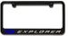 Ford Explorer ST Engraved License Plate Frame - Custom Colors