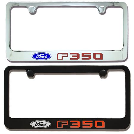 Ford F350 Engraved License Plate Frame