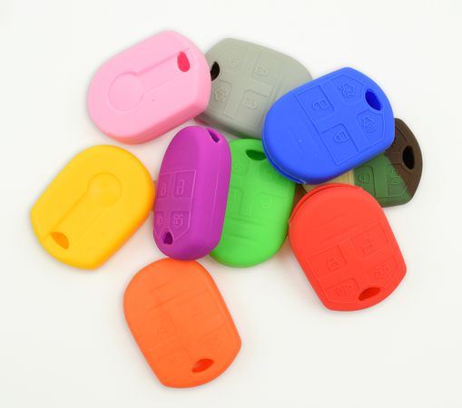 Silicone Rubber Remote Key Cover for Ford Flex 2011-2019