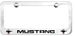 Ford Fox Body Mustang Engraved License Plate Frame