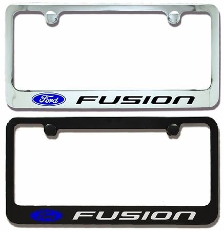 Ford Fusion Engraved License Plate Frame - Custom Colors