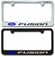 Ford Fusion Engraved License Plate Frame - Custom Colors