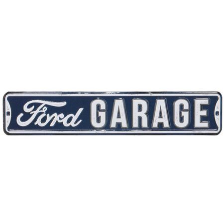 Ford Garage Blue Tin Decorative Sign - Toolbox Refrigerator Magnet