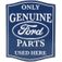 Ford Genuine Parts Tin Decorative Sign - Toolbox Refrigerator Magnet