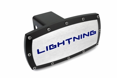 Ford Lightning Billet Engraved Hitch Receiver Cover