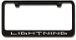 Ford Lightning Engraved License Plate Frame