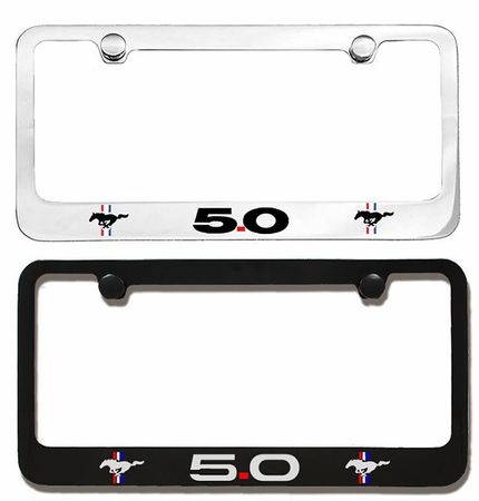 Ford Mustang 5.0 Engraved License Plate Frame