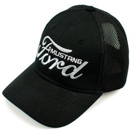Ford Mustang Black Mesh Back Hat