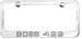 1969 1970 Ford Mustang Boss 429 Engraved License Plate Frame - Custom Fill Colors