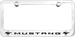Ford Mustang Horse and Bar Engraved License Plate Frame