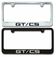 Ford Mustang GT/CS Engraved License Plate Frame Custom Fill Colors