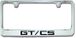 Ford Mustang GT/CS Engraved License Plate Frame Custom Fill Colors