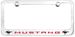 Ford Mustang Horse and Bar Engraved License Plate Frame