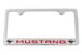 Ford Mustang Horse and Bar Engraved License Plate Frame
