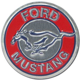 Ford Mustang Running Horse Tin Decorative Sign - Toolbox Refrigerator Magnet