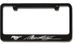 Ford Mustang Script Engraved License Plate Frame - Custom Fill Colors