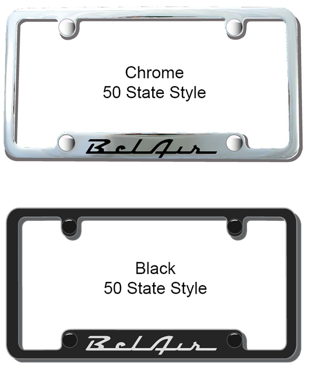 thumbnail image 2 of Ford Script Metal License Plate - Official Licensed Blue & White 6x12 Inch Plate 2 of 14