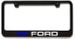 Ford Oval and Lettering Engraved License Plate Frame Custom Colors