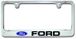 Ford Oval and Lettering Engraved License Plate Frame Custom Colors