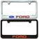 Ford Oval and Lettering Engraved License Plate Frame Custom Colors