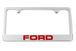 Ford Oval and Lettering Engraved License Plate Frame Custom Colors