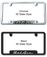 Ford Oval Logo Engraved License Plate Frame
