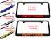 Ford Oval Logo Engraved License Plate Frame